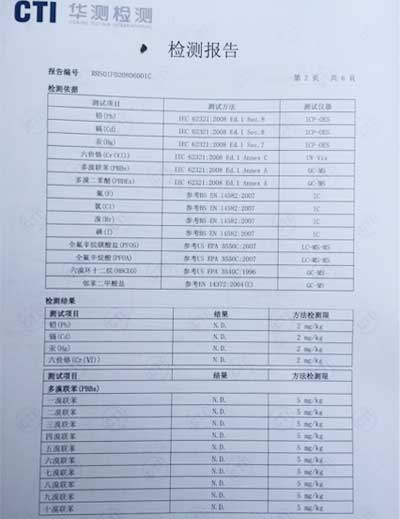凯嘉利-检测报告